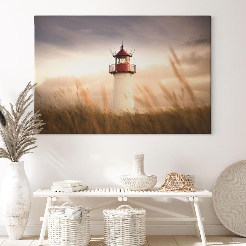 Stampe su tela Faro sulla costa di Sylt - Eisenmann