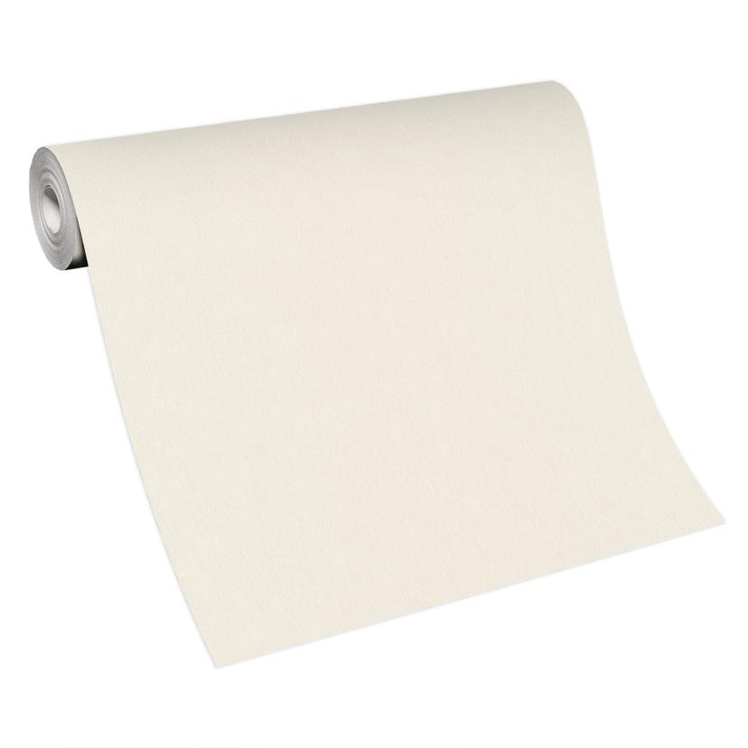 Effen behang, vliesbehang Erismann Versailles crème