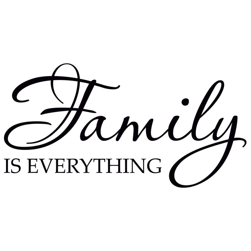 Adesivo murale - Family is everything