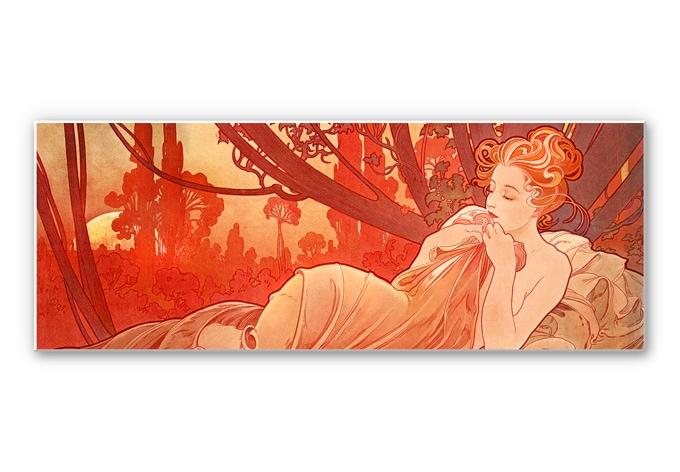 Tableau Forex - Mucha - Crépuscule - Panorama