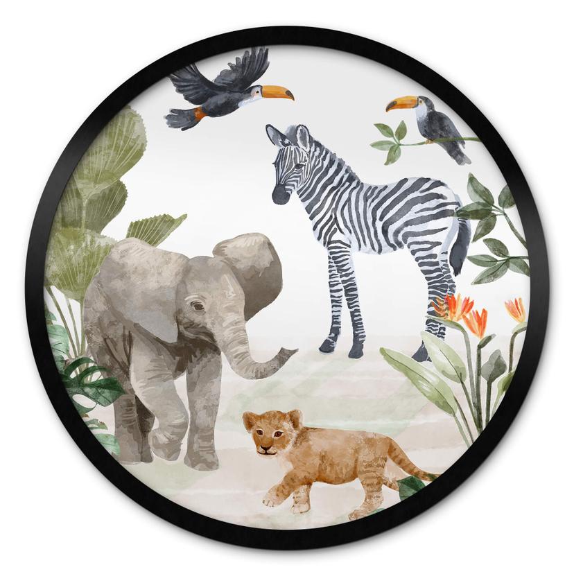 Plakat Goed Blauw - Jungle Baby's