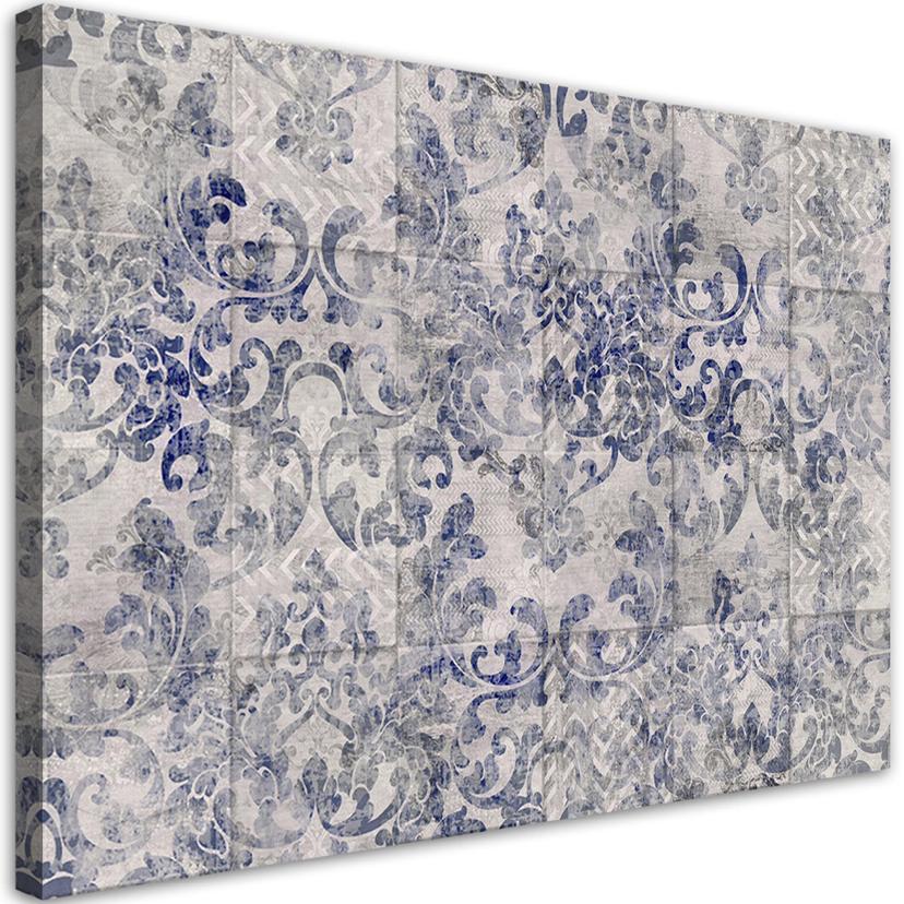Tableau sur toile, Mosaïque bleue