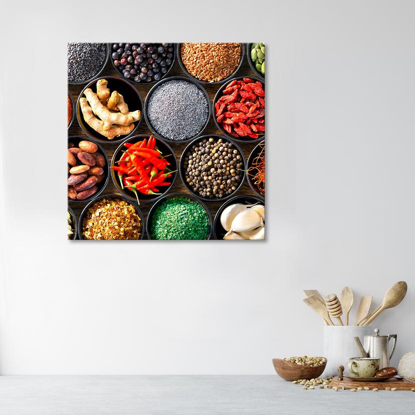 Stampe su tela, Cibo e spezie da cucina