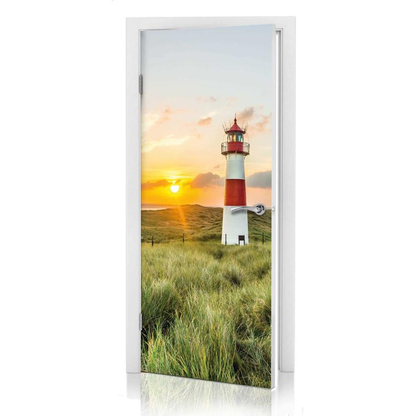 Türdesign Leuchtturm auf Sylt