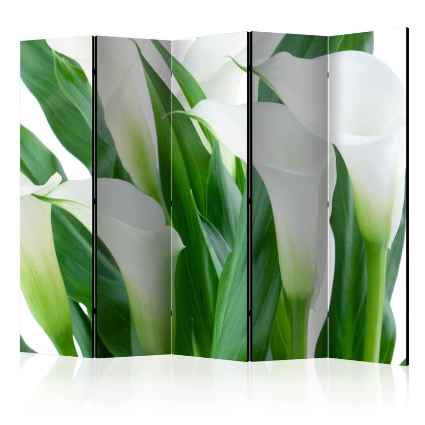 Schermo divisorio - Bouquet di fiori - Callas, 3 pezzi