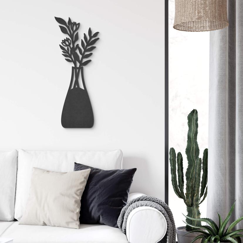 MDF decoración floral - ramo en jarrón