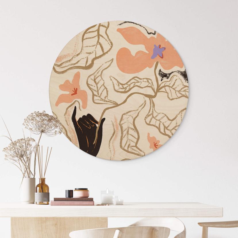 Stampa su legno Arty Guava - Fresh Flowers
