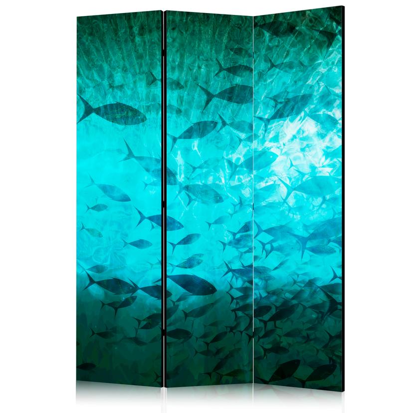 Paravent, Raumteiler freistehend, Trennwand - Underwater Paradise