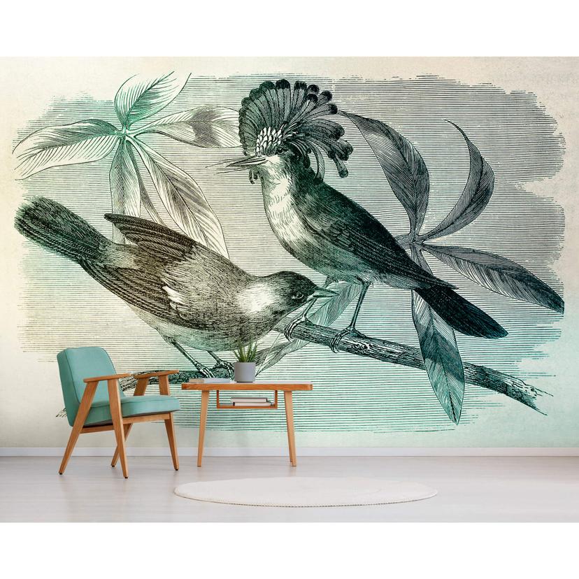 Livingwalls Fototapet Walls by Patel Birds 1