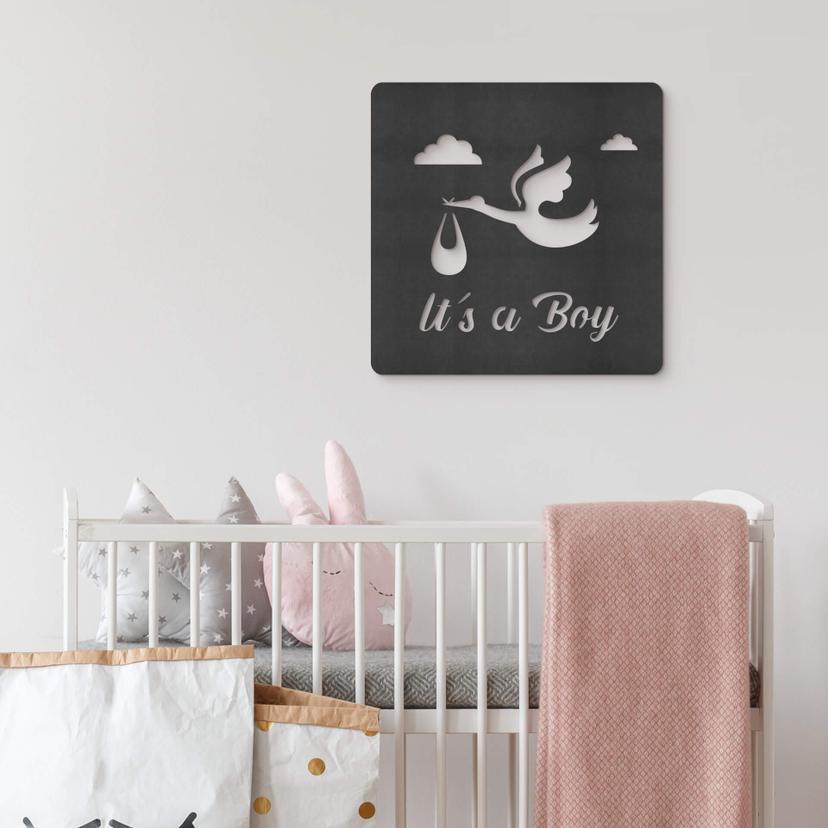 MDF-dekoration Baby - It's a Boy