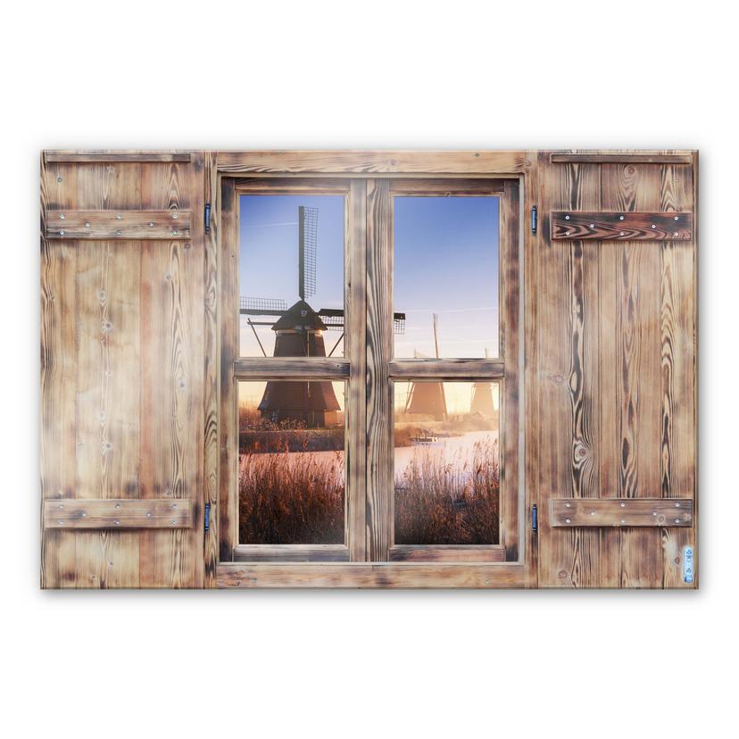 Glas Trompe L'oeil - Pablo - Kinderdijk 4