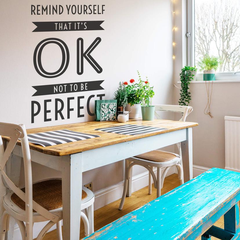 Sticker mural - Remind yourself