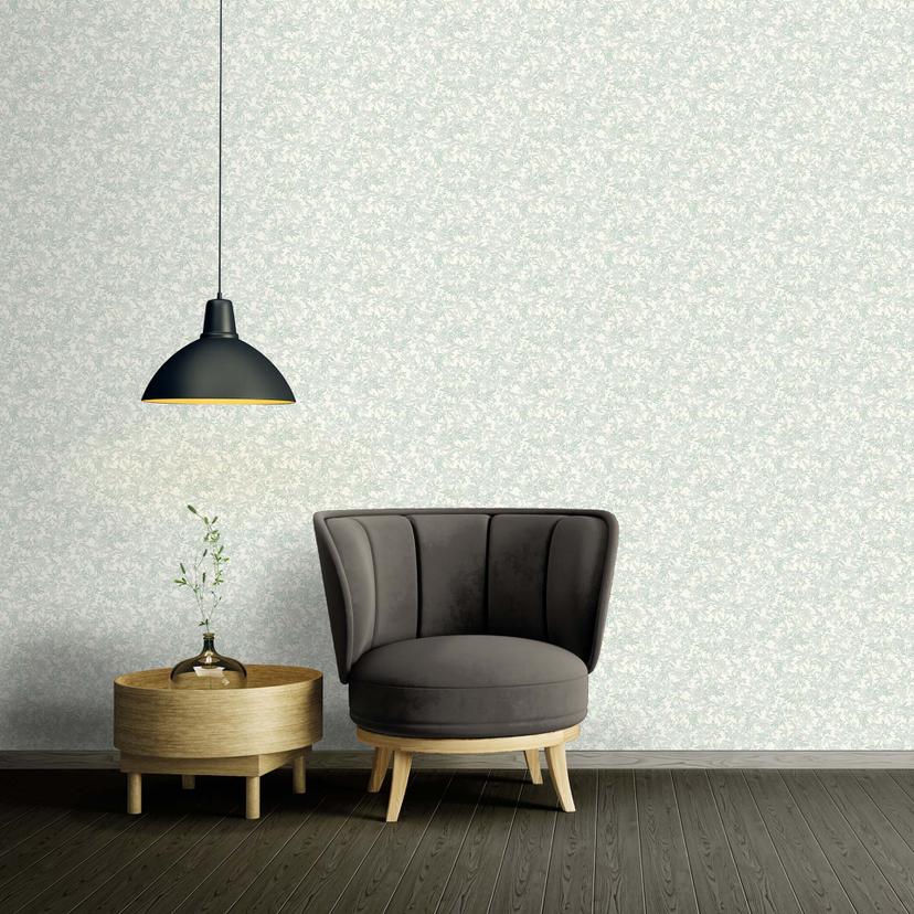 Papel pintado Floral verde blanco - Papel pintado no tejido A.S. Création