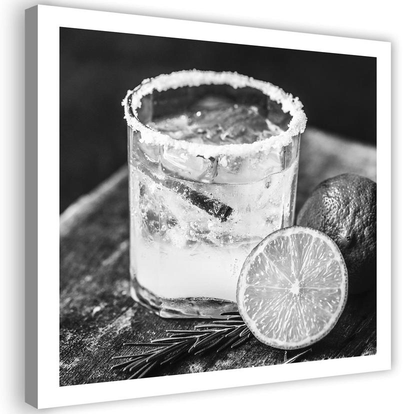 Canvasbillede, Drink med citron