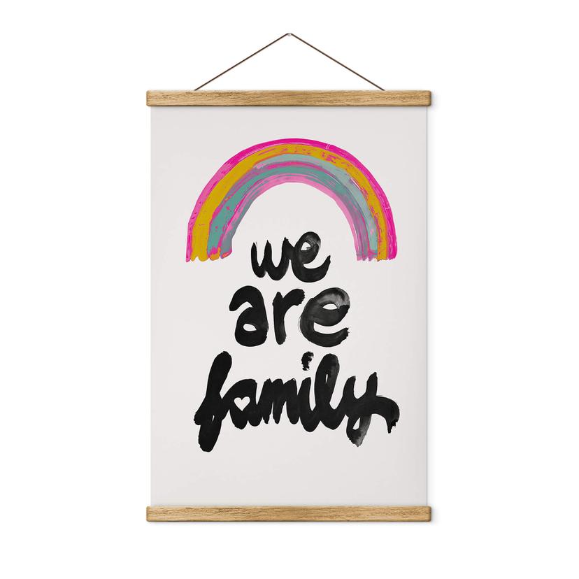 Tekstil plakat Treechild - We are Family