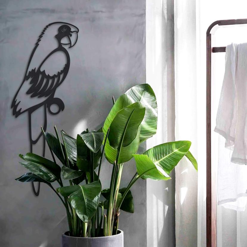 Décoration en MDF - Perroquet