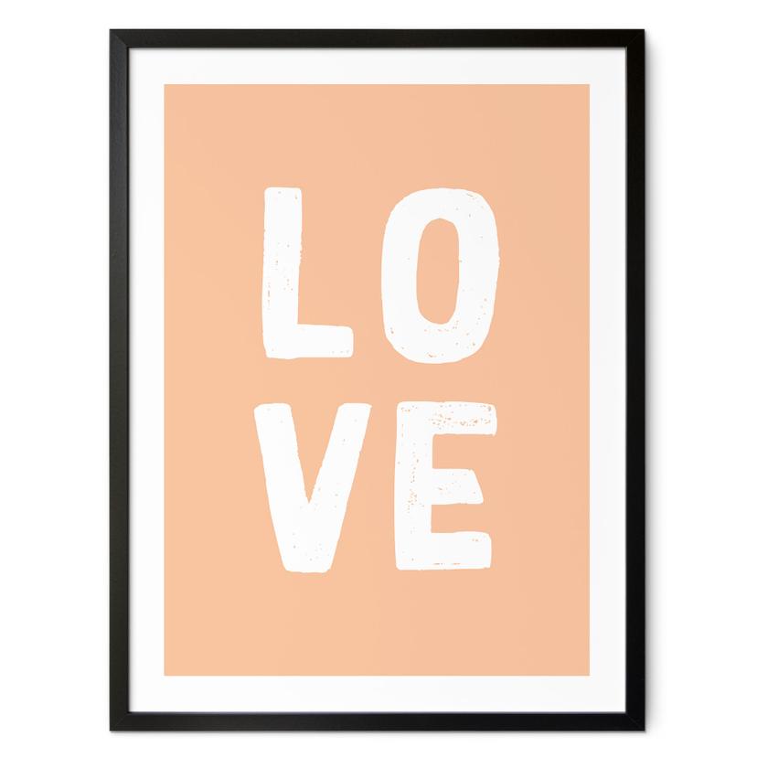 Póster Cartas de amor Melocotón