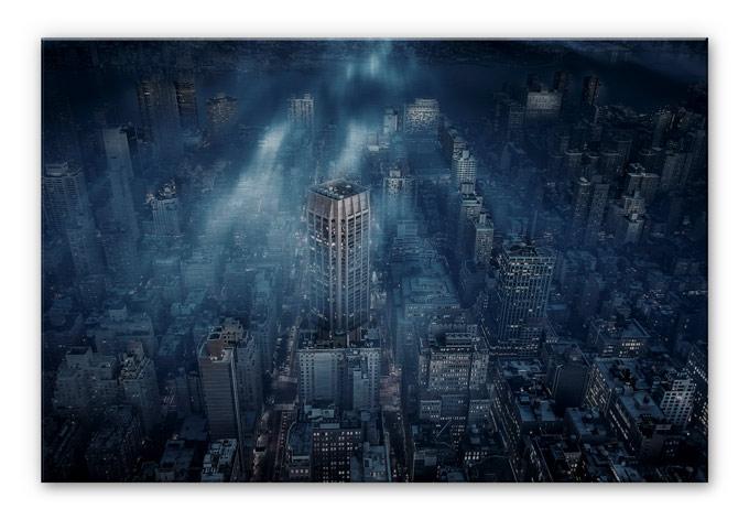 Aluminium Dibond Løndal - Nevel in NYC