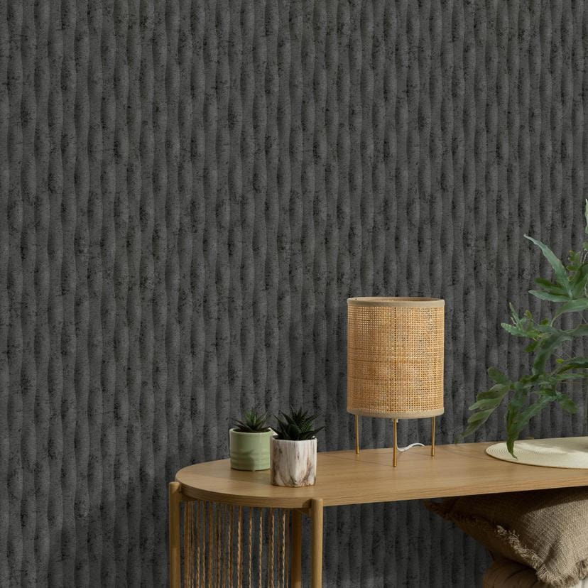 Guido Maria Kretschmer grafisk tapet Concrete Illusion Fashion for Walls 5 black