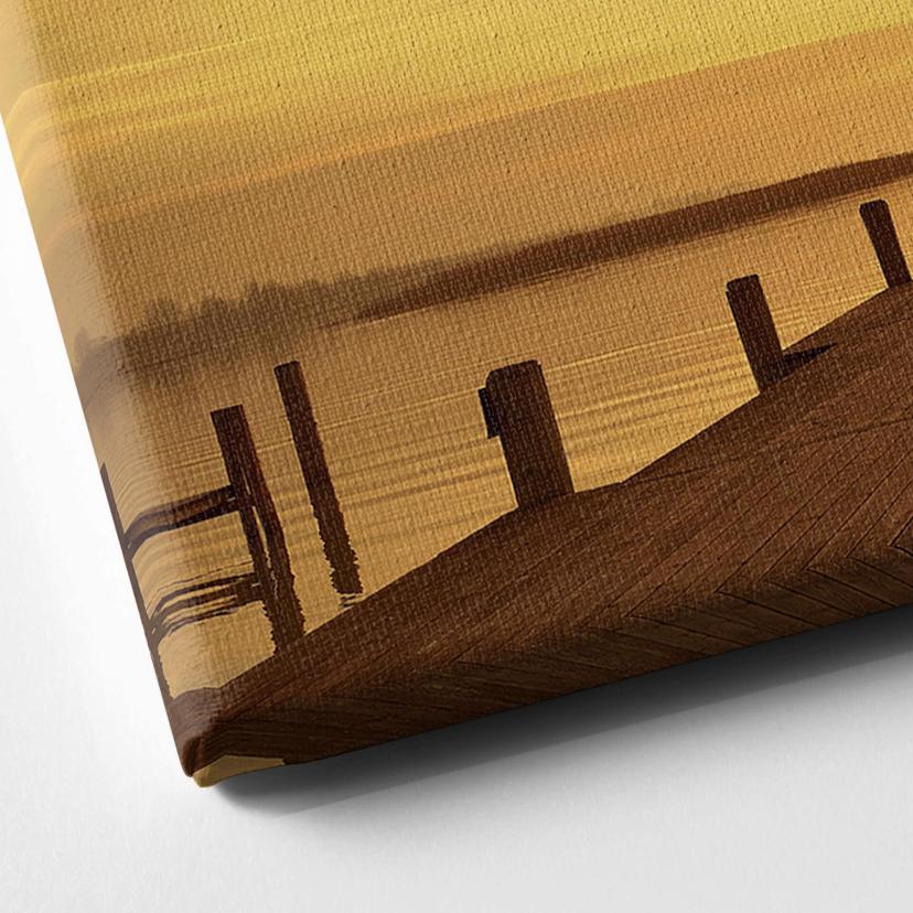 Canvas Eind van de Dag