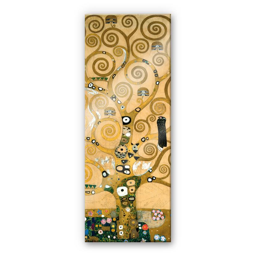 Tableau en verre acrylique Klimt - L'arbre de vie