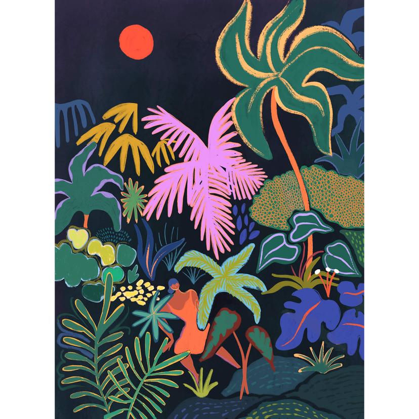 Fotomurale Arty Guava - Exotic Jungle
