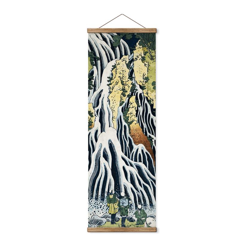 Tekstil plakat Hokusai - Kirifuri-vandfaldet