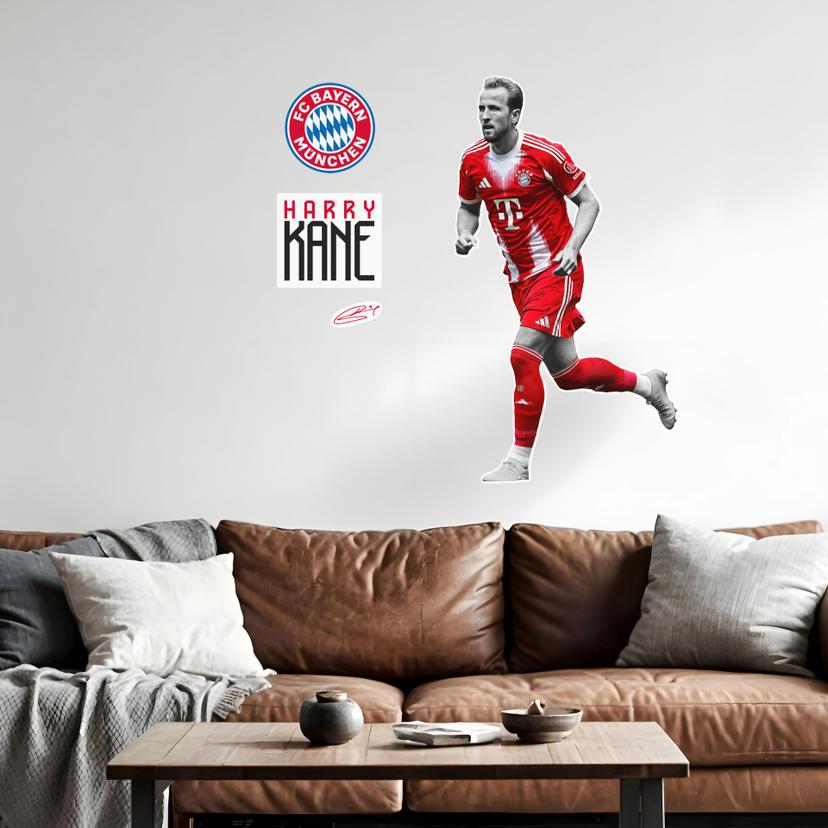 Wallsticker FC Bayern-spiller Harry Kane 2025/26