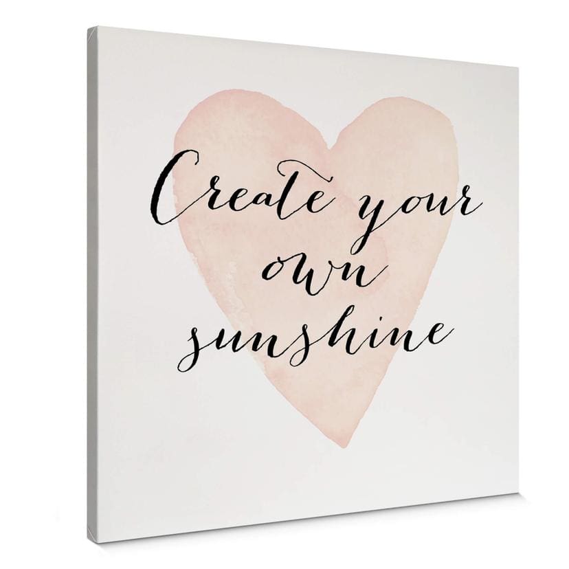 Tableau sur toile Confetti & Cream - Create your own sunshine