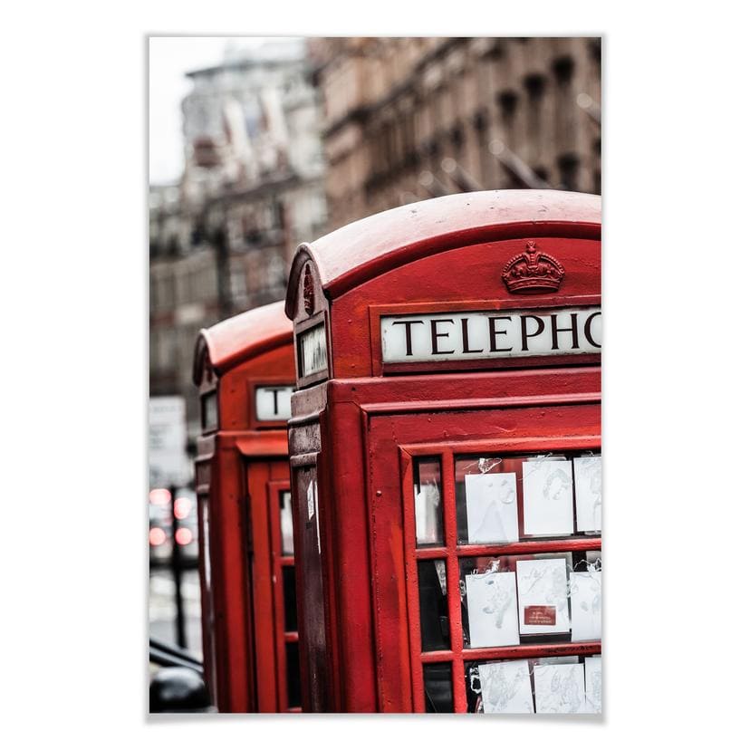 Poster - Cabine téléphonique britannique