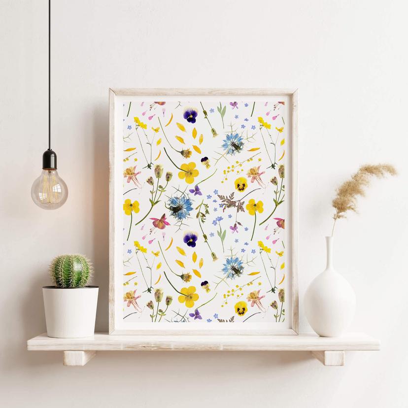 Poster UN Designs - Getrocknete Blüten