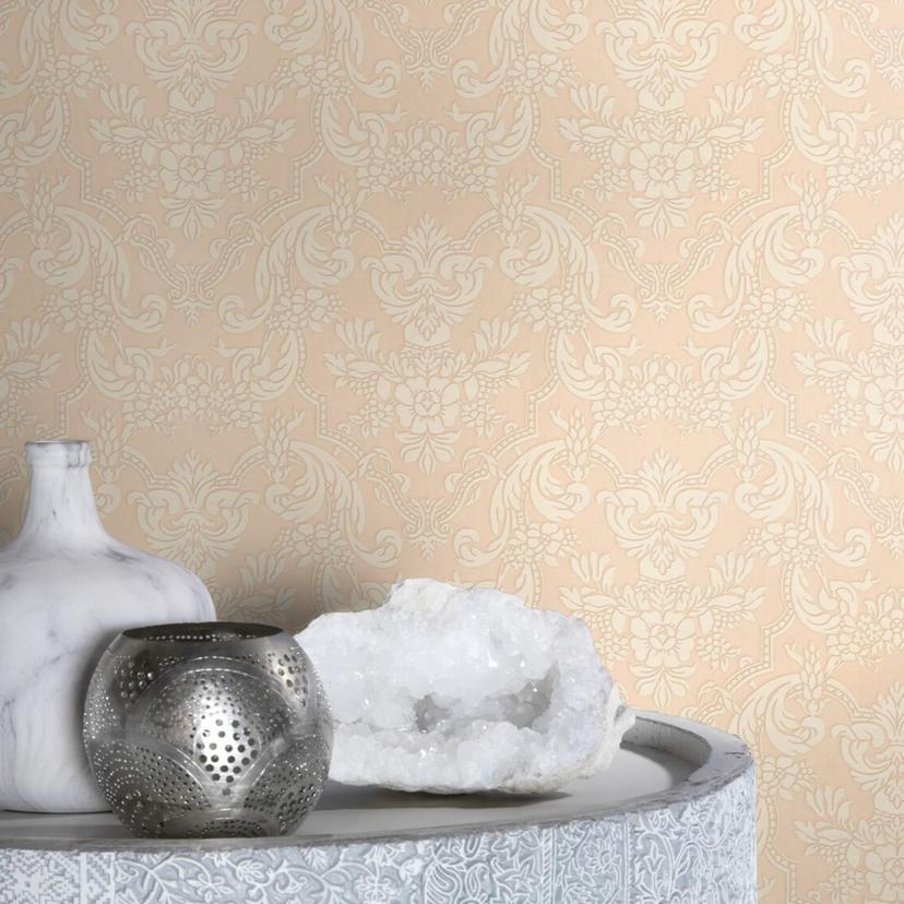 Rasch papier peint intissé, papier peint à motifs Trianon XIII Abricot
