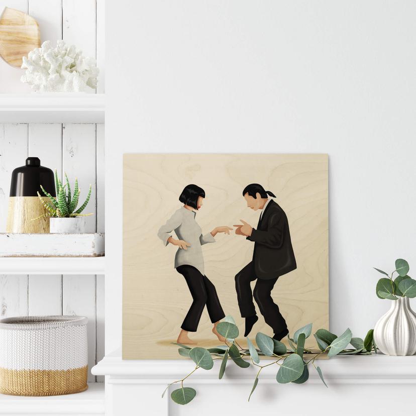 Stampa su legno Tohmé - Pulp Fiction