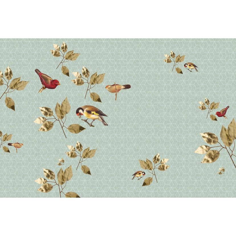 Livingwalls Fotomurale Walls by Patel 2 brilliant birds 2