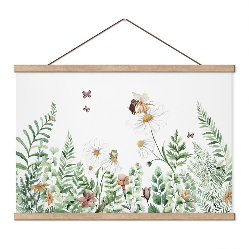 Kinderkamer Textielposter Feeëntuin - Kikki Belle