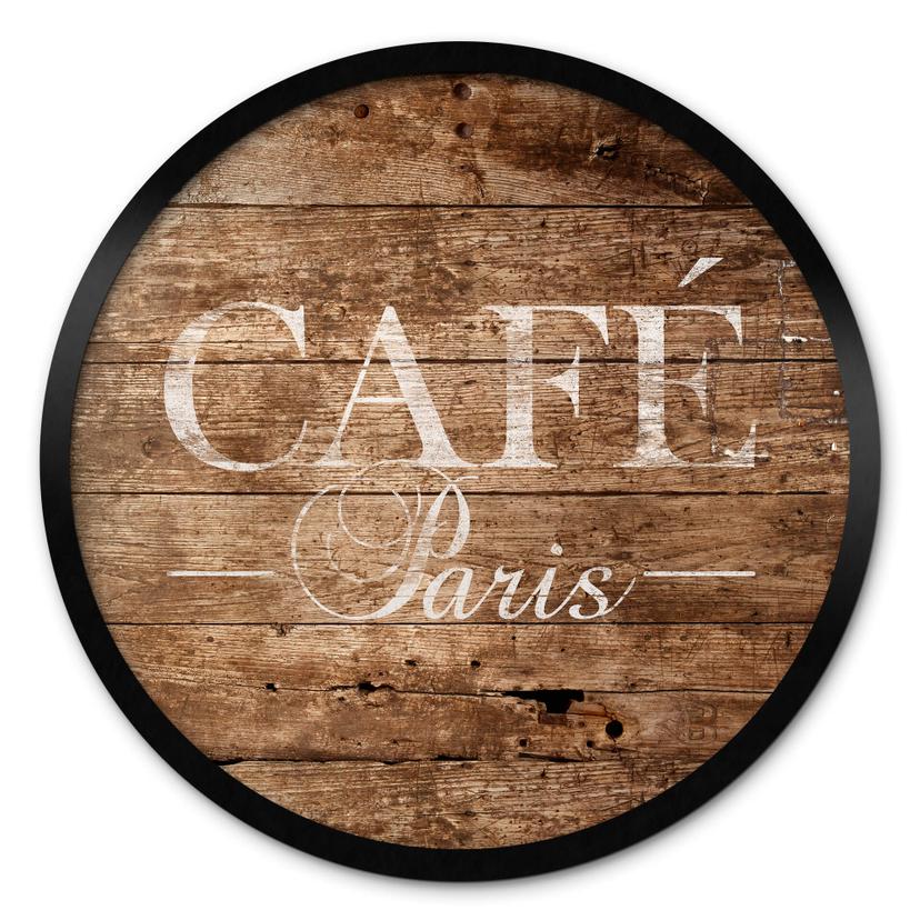 Plakat Café Paris - Rund