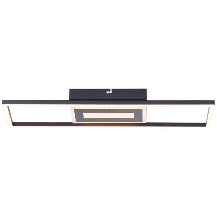 Deckenleuchte Benedikt, schwarz, 55 x 16 cm, Metall Lampe