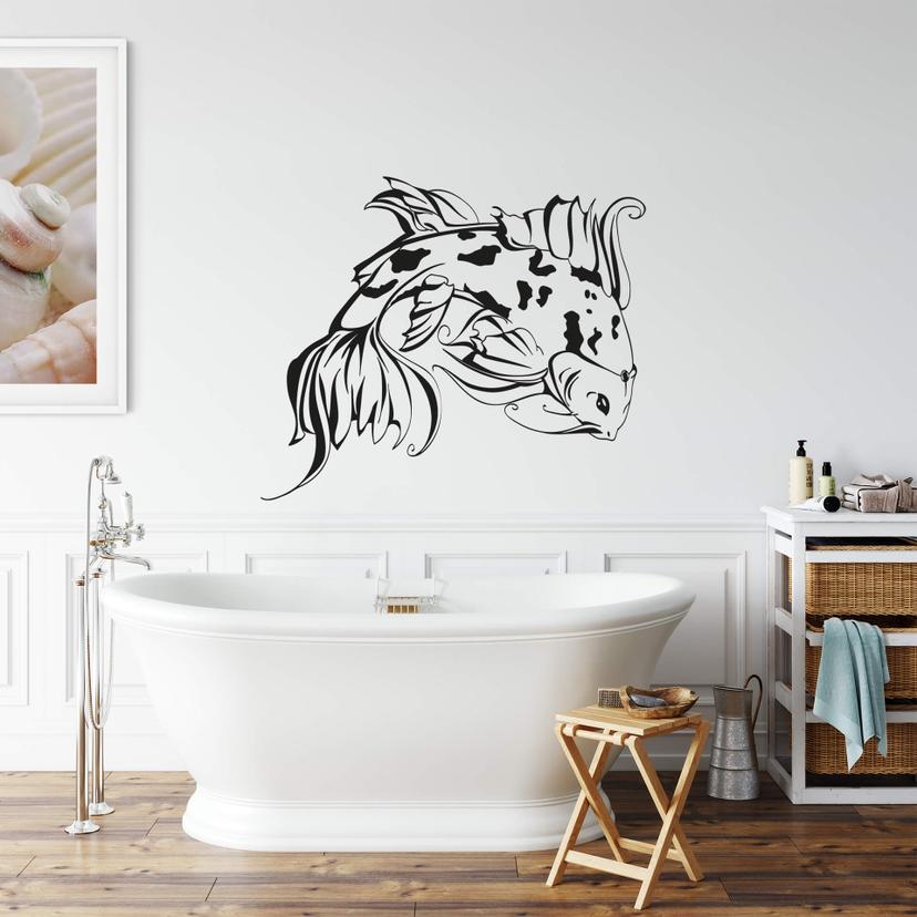 Japansk Koi fisk wallsticker