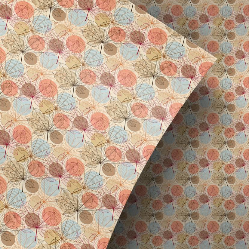 Sticker meuble, Film décoratif adhésif - lavable - Automne multicolore 02