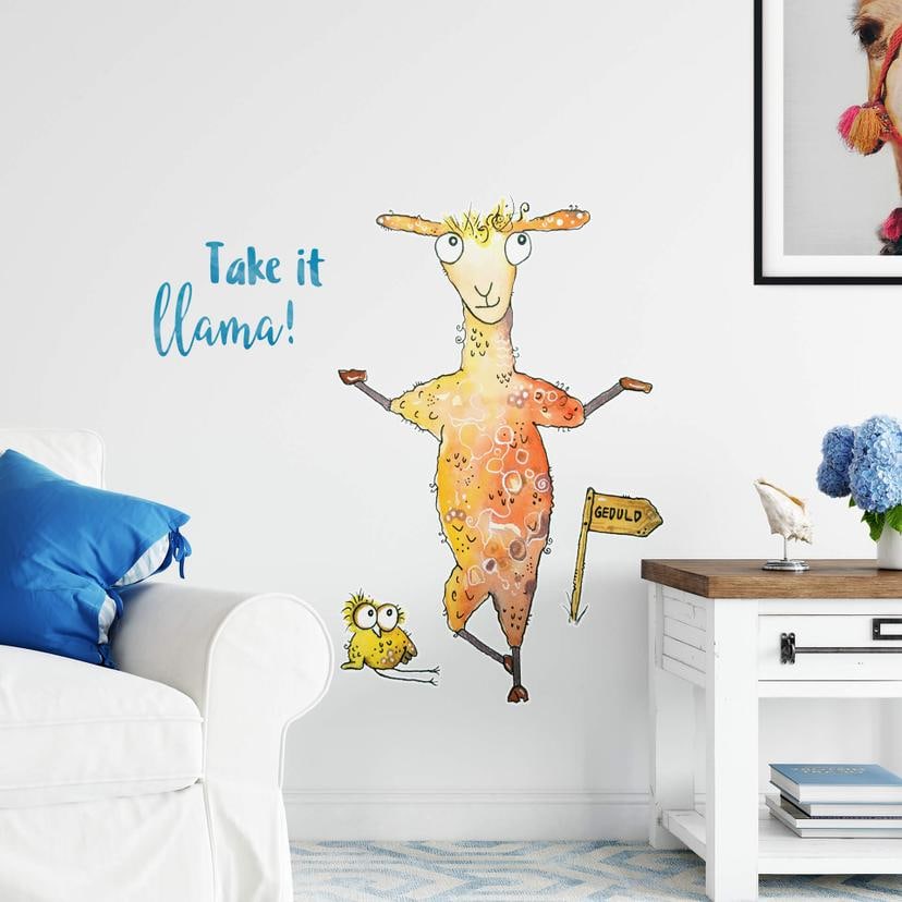 Wandtattoo Hagenmeyer - Take it llama