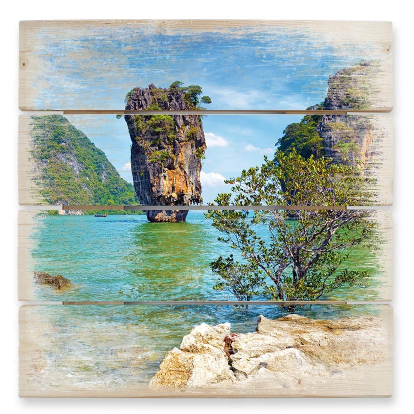 Khao Ta-Pu Island - Træ print