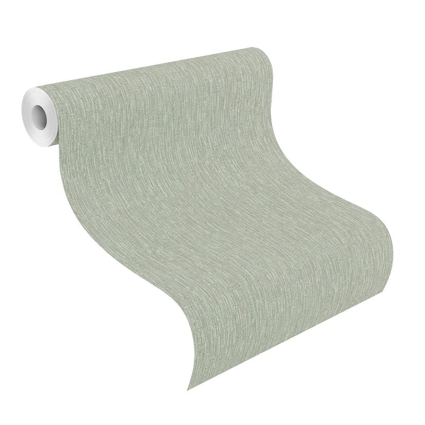 Rasch Papier peint intissé uni Florentine III vert sauge