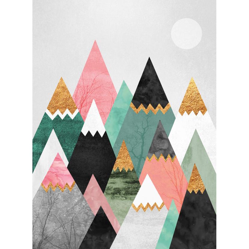 Fotomurale Fredriksson - Montagne colorate