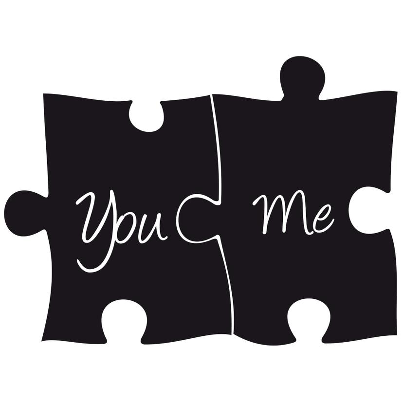 Adesivo murale - Pezzi di puzzle