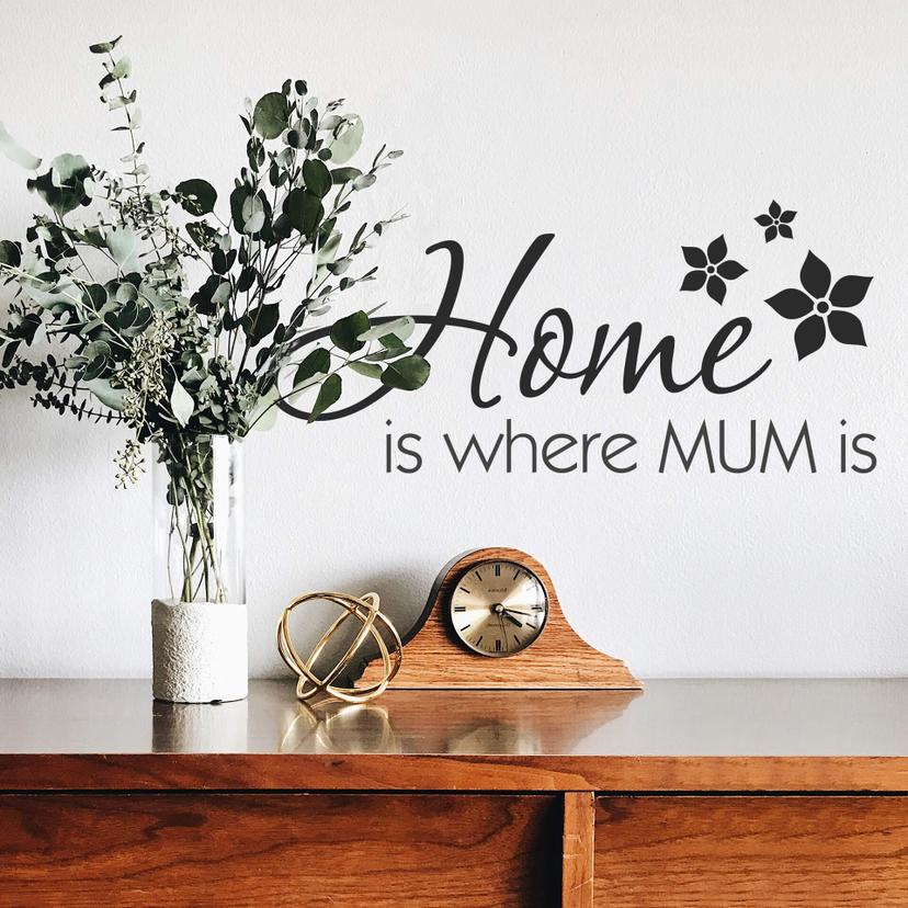 Home is where Mum is wallsticker