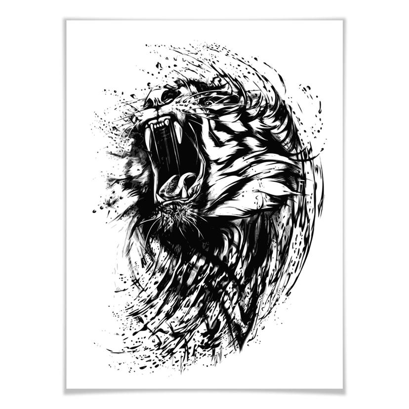 Poster Le rugissement
