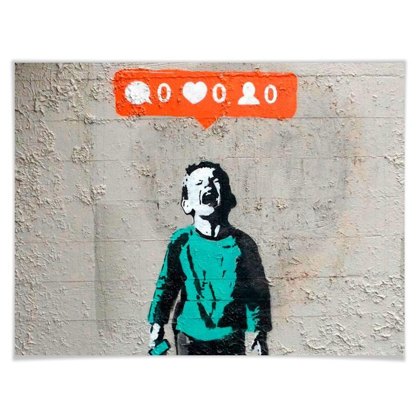 Poster Banksy - Nobody likes me