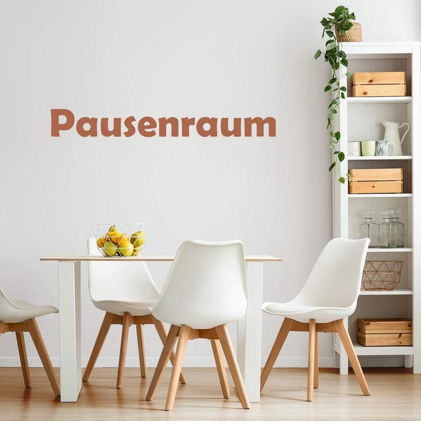 Wandtattoo Pausenraum