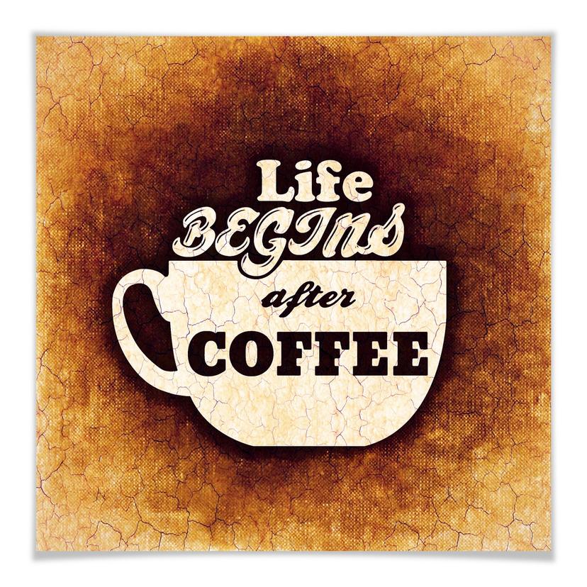 Póster La vida empieza después del café 02