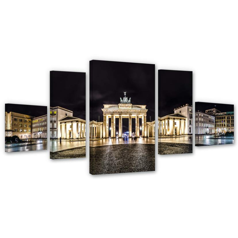 Brandenburger Tor (5 dele) - Lærredsprint